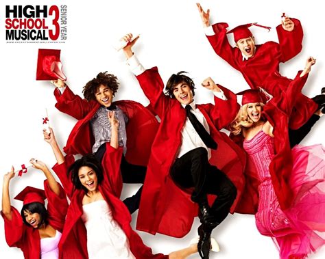 High School Musical 3 Senior Year High School Graduation Wallpaper