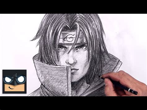 How To Draw Itachi Uchiha Naruto Sketch Tutorial Videos For Kids