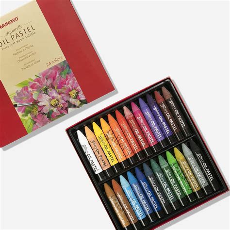 Mungyo Water Soluble Oil Pastel Set Of 24 Assorted Colors