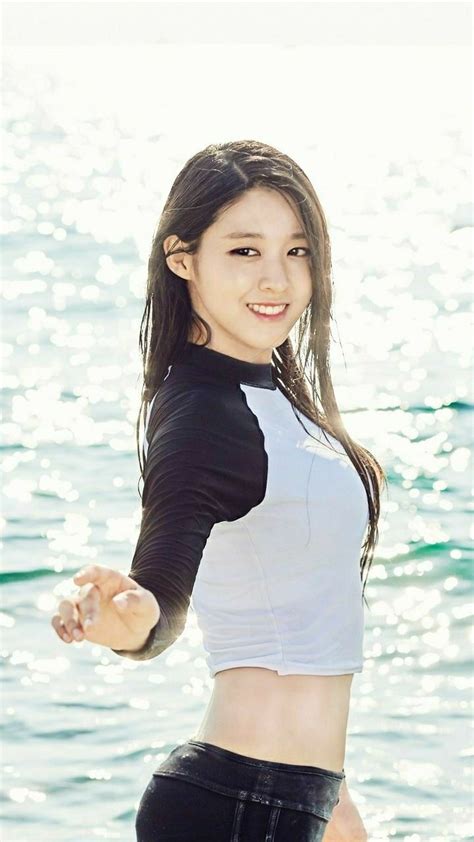 Aoa Kpop Seolhyun Beach Swimsuit Model Korean Asian Hot Cute Pretty Asian Beautiful Asian Women