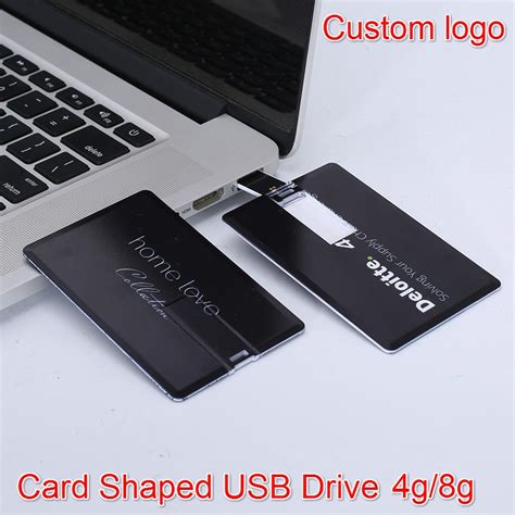 Bank Credit Card Shaped Slim 64gb Usb Flash Drive 4gb 8gb 16gb 32gb