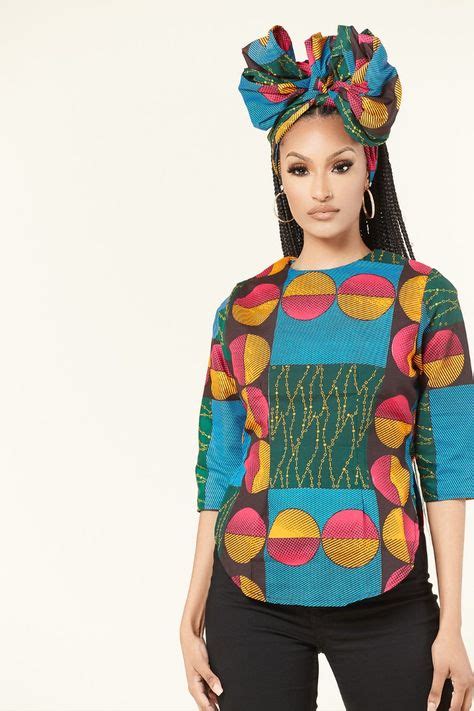 7 African Printed Tops Ideas In 2021 Types Of Sleeves African Tops