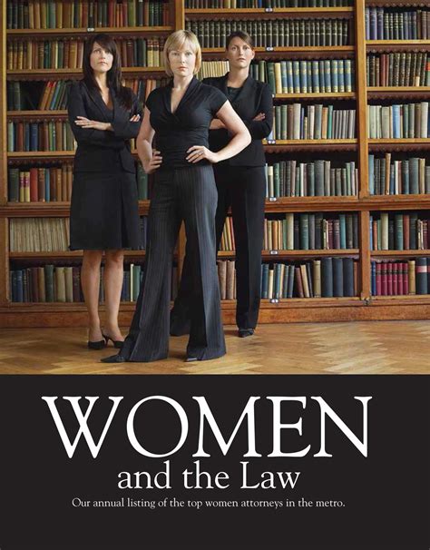 Women And The Lawtop Female Attorneys B Metro