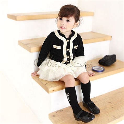 2pcs Girls Baby Outfit Top Coat Tutu Skirt Dress Kids Autumn Clothes