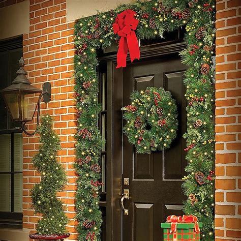 Looking For An Easy Way To Decorate Your Door A Lighted Christmas