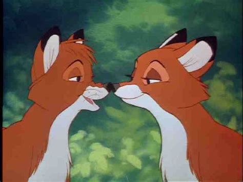 Tod And Vixey Together The Fox And The Hound Pinterest
