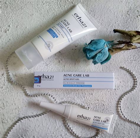 Review Erha Care Lab, Acne Cleanser Scrub Beta Plus dan Acne Spot Gel