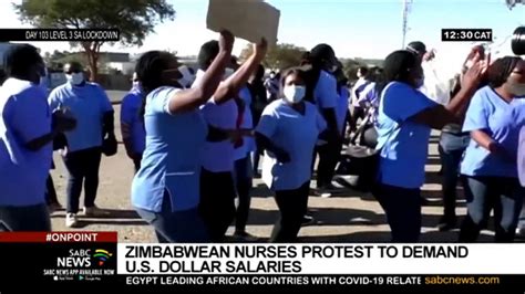Zimbabwe Nurses Protest Poor Remuneration Demand That Salaries Be Paid
