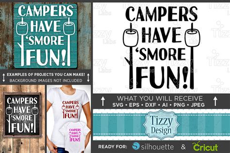 Download Campers Have Smore Fun Svg File - Funny Camping Sign - 668 ...