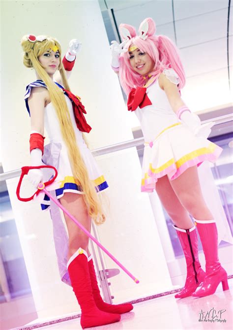 Sailor Moon And Chibi Moon Cosplay