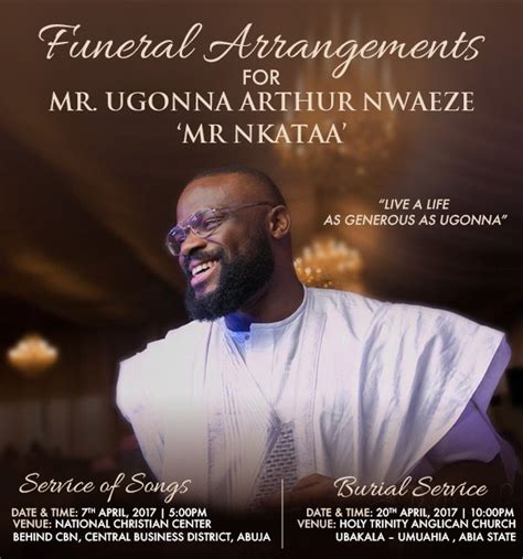 Here are some good songs that you might consider at a funeral for a believer. Celebration of Life: Ugonna Nwaeze's Service of Songs ...