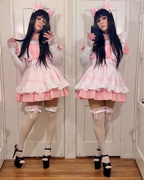 Maid Cosplay Sissy Maid Maid Outfit Steampunk Costume Ladyboy Barbie Pink Girly Outfits