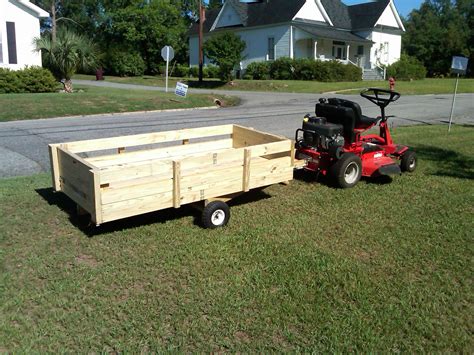 Lawnmower Utility Trailer 4 Steps With Pictures Instructables