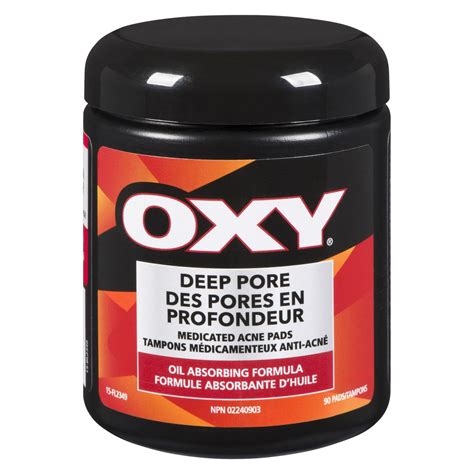 Oxy Deep Pore Medicated Acne Pads Walmart Canada