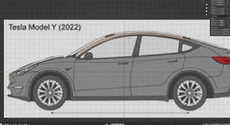 Tesla Model Y Frame Attempt Rblenderhelp