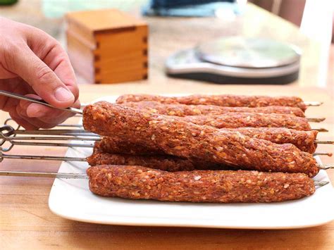 Seekh Kebabs Pakistani Spicy Grilled Ground Meat Skewers Recipe
