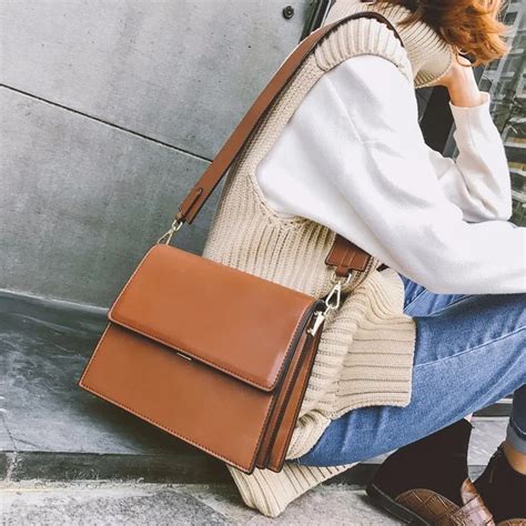 Vintage Pu Leather Women Messenger Bags Girl Shoulder Bag Crossbody Big Neutral Female Luxury