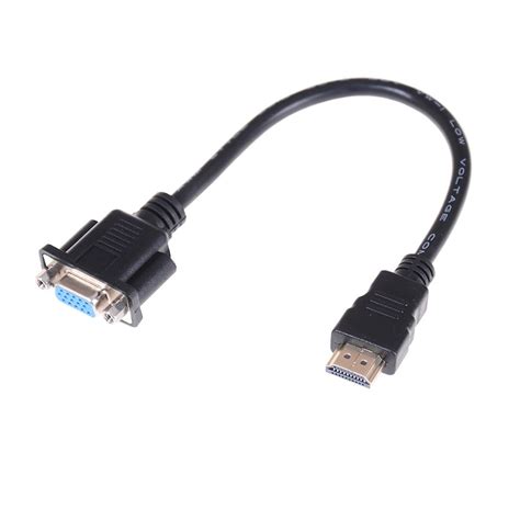Baseus hdmi to vga cable 4k usb vga adapter hdmi to vga jack 3.5 mm converter video aux audio splitter for laptop pc tv box ps4. hdmi to vga cable