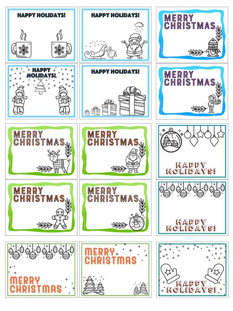 Printable 4 Fold Christmas Cards Printable Cards