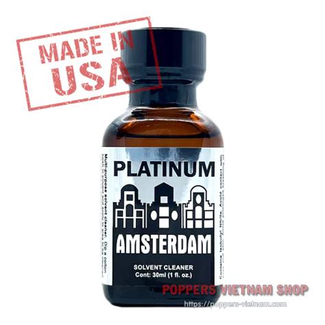 Amsterdam Platinum Poppers 30ml Made In Usa