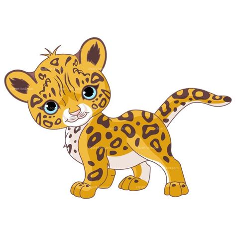 Clipart Baby Jaguar Royalty Free Vector Design Cheetah Cartoon