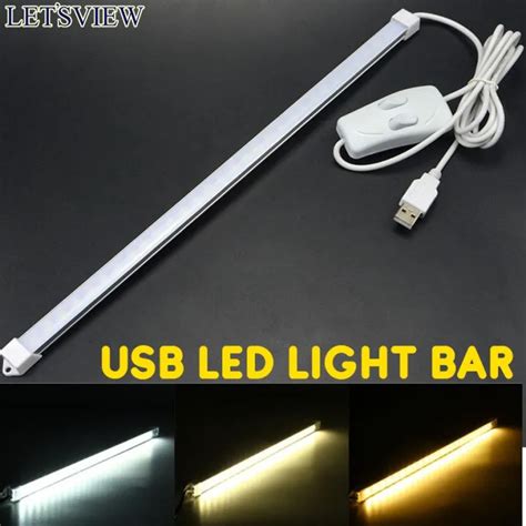 Letsview Usb Led Light Bar Usb Rigid Led Strip 35cm 5w Hard Bar Light