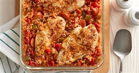Step by step recipe instructions for oven baked chicken and rice complete with photographs and reader comments a few years ago, my friend margaret gave me an easy recipe for baked chicken and rice. Chicken and Dirty Rice Casserole Recipe - Flyers Online