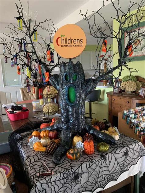 A Haunted Tree For Halloween Ultimate Paper Mache Haunted Tree