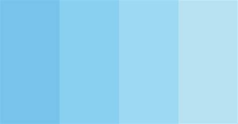 Simple Baby Blue Color Scheme Blue