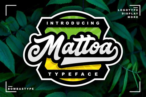 Mattoa Sports Script Font Free Download Creativetacos