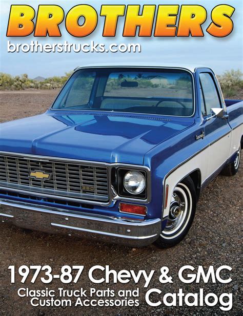 Brothers Trucks 73 87 Digital Catalog 1973 87 Chevy And Gmc Trucks