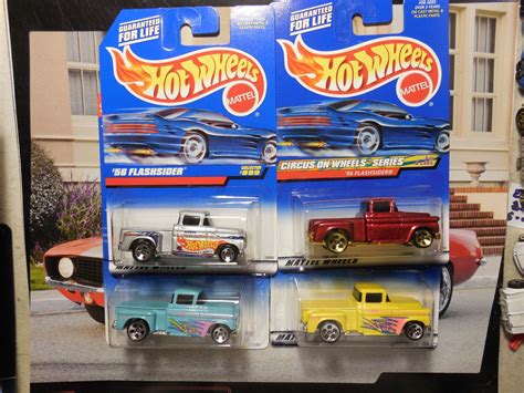 Hot Wheels Flashsider Chevy Pickup Truck Lot Circus On Wheels