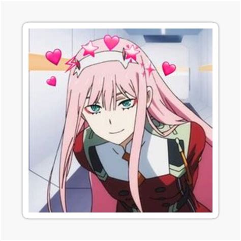 Zero Two Sticker For Sale By Itachiuwu Redbubble