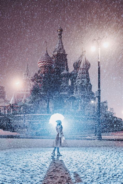 Moscow During Snowfall Looks Like A Magical Winter Wonderland Bored Panda