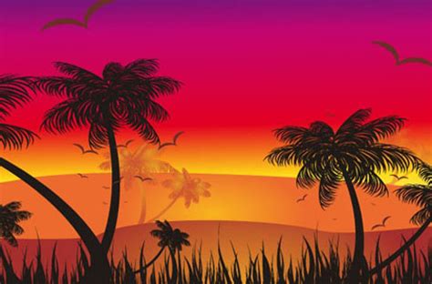 20 Free Sunset Vector Graphics For Designers Designbeep