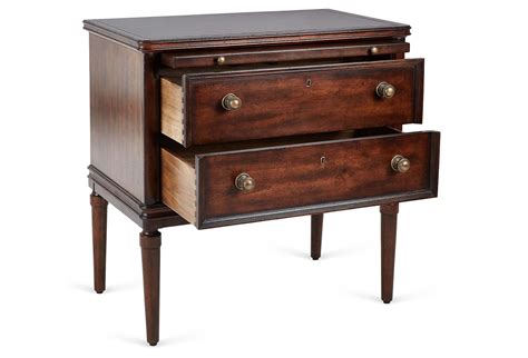 This item has 0 required items. Galax Nightstand, Russet | Nightstand, 2 drawer nightstand ...