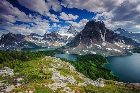 Assiniboine Mountain Photography Natural Scenery Canada Images