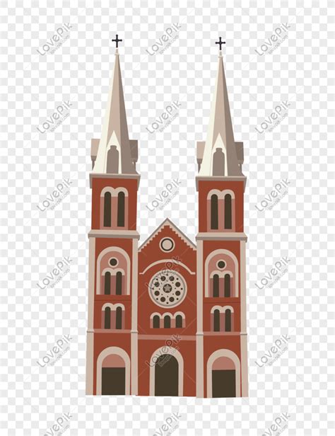Hand Drawn Church Building Illustration Png Picture And Clipart Image