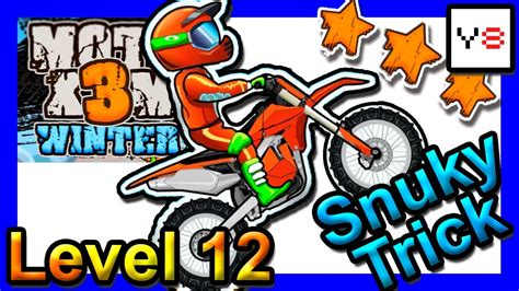 Moto X3m Winter Level 12 Amazing Trick World Record By Snuky Y8 Games