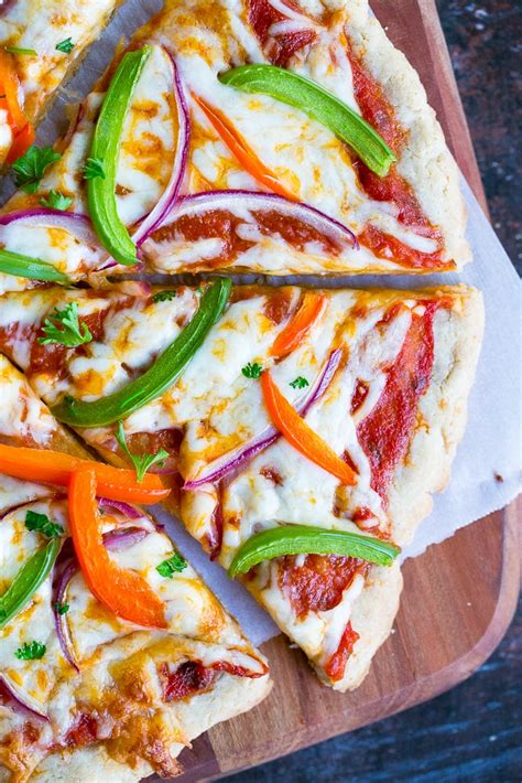 The Best And Easiest Gluten Free Pizza Crust Vegan She Likes Food