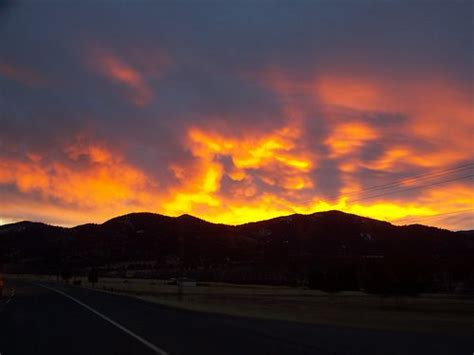 Fiery Sunrise Near Helena Montana Sunrise Helenamontana Montana