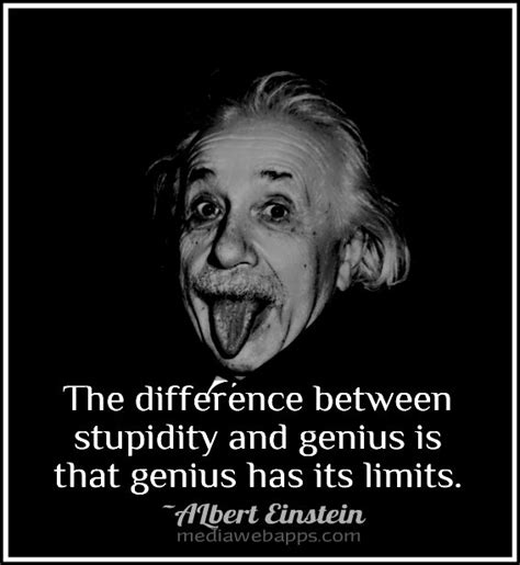 Albert Einstein Quotes About Stupidity Quotesgram
