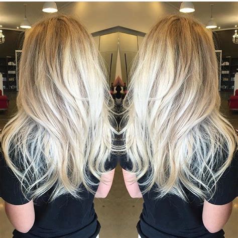 To solve that, you should moisturize your hair weekly with chemically treated wavy long layered blonde hair. Sorta Straight/Sorta Wavy Long Platinum-Blonde Layered ...