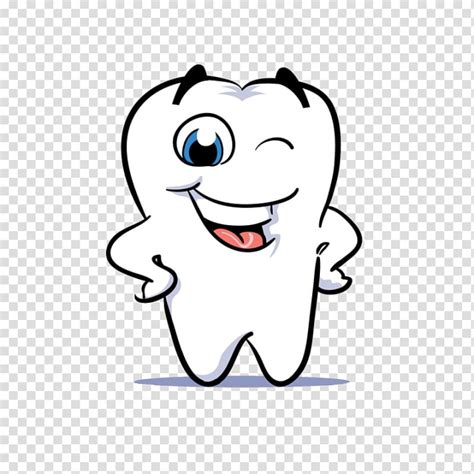 White Tooth Human Tooth Dentistry Smile Cartoon White Teeth