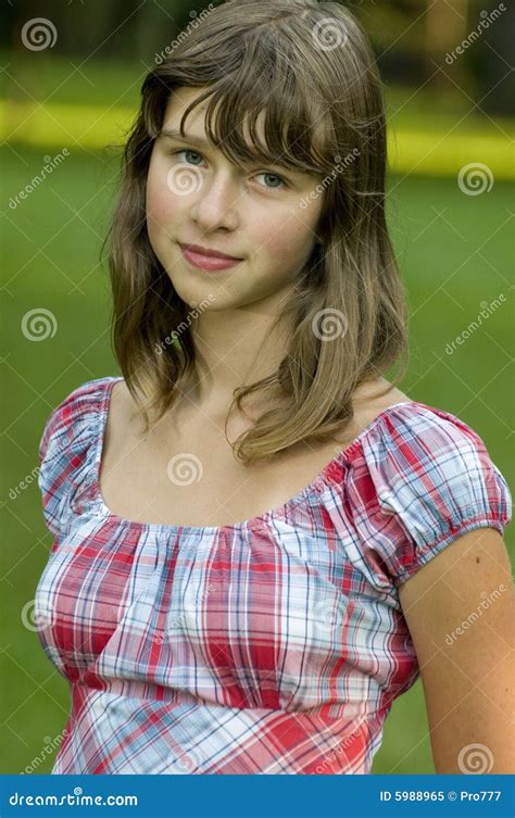 Teenage Girl Portrait Stock Image Image Of Beautiful 5988965