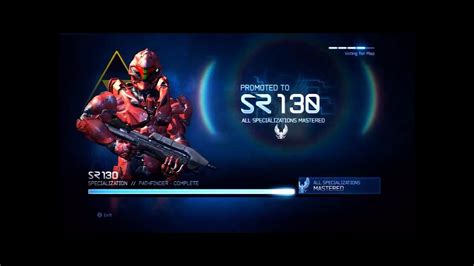 Halo 4 Final Rank Up Sr 130 Youtube