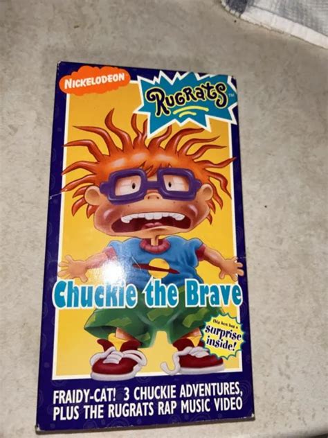 Rugrats Chuckie The Brave Vhs Nickelodeon Sony Release Rare