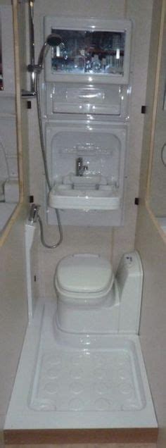 Thetford Cassette Toilet Shower Combo Pop Up Popup Camper Trailer Rv
