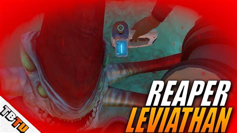Scanning The Reaper Leviathan Subnautica Walkthrough E10 Fighting