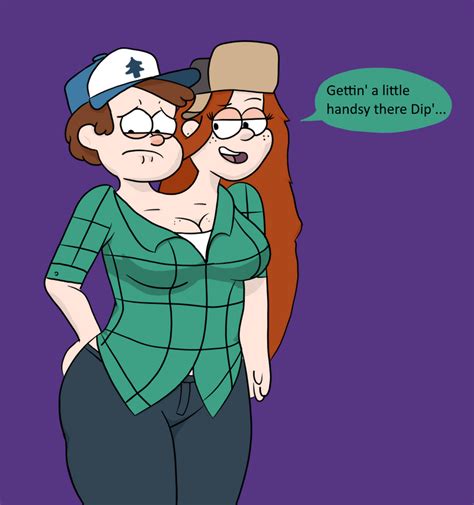 Dipper And Wendy 2 Heads Conjoined By Mooo12 On Deviantart